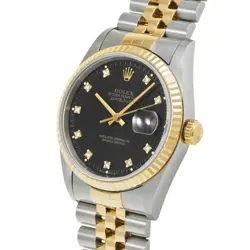 BLACK/DIAMOND WATCH WRISTWATCH