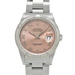 USED ROLEX DATEJUST THUNDERBIRD 16264 PINK MEN'S WATCH #62262
