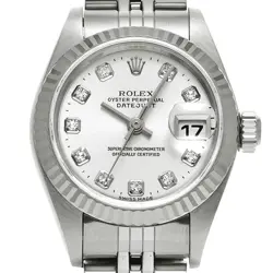 USED ROLEX Datejust 79174G Silver Case Size 26×26mm Ladies Watch #61212