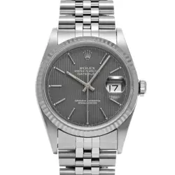 USED ROLEX DATEJUST 16234 GRAY CASE SIZE 36×36MM MEN'S WATCH #6101102