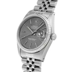 USED ROLEX Datejust 16234 Gray Case Size 36×36mm Men's Watch #6101102