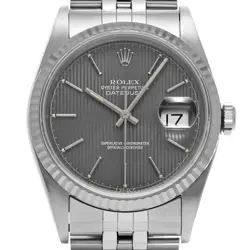 USED ROLEX Datejust 16234 Gray Case Size 36×36mm Men's Watch #6101102