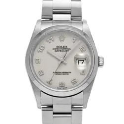 USED ROLEX DATEJUST 16200 IVORY CASE SIZE 36×36MM MEN'S WATCH #62522