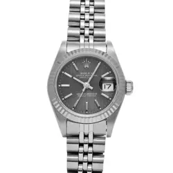 USED ROLEX DATEJUST 69174 GRAY CASE SIZE 26×26MM LADIES WATCH #67422