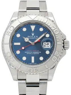 USED ROLEX YACHT-MASTER 116622 BLUE CASE SIZE 40MM MEN'S WATCH #61172