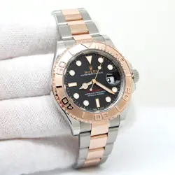 ROLEX 126621 YACHTMASTER 18K/SS WITH BLACK DIAL