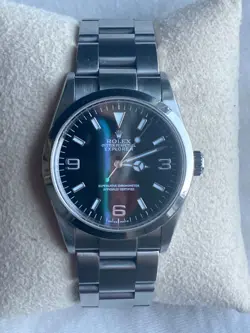 ROLEX EXPLORER 114270 SILVER OYSTER BRACELET WITH SILVER BEZEL, Y SERIAL NUMBER