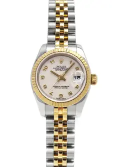 USED ROLEX DATEJUST 179173 IVORY CASE SIZE 26MM LADIES WATCH #62232