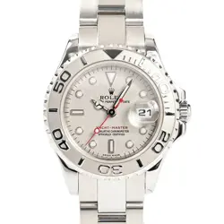 USED ROLEX YACHT-MASTER ROLESIUM 169622 SILVER LADIES WATCH #6122