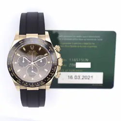 2021 ROLEX COSMOGRAPH DAYTONA, 116515LN, 40MM, ROSE GOLD, CHOCOLATE DIAL, BOX...