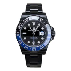 ROLEX 126710BLNR GMT-MASTER II BATMAN BEZEL BLACK PVD OYSTER WATCH