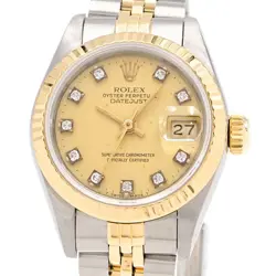 USED ROLEX DATEJUST NO. 8 (AROUND 1985) 69173G GOLD LADIES WATCH #64172