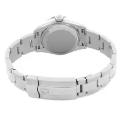 ROLEX DATEJUST STEEL WHITE GOLD MOTHER OF PEARL DIAMOND LADIES WATCH 179384