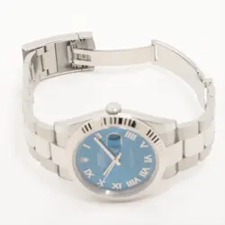 2024 Rolex Datejust 41, 126334, Steel & Gold, Azzurro Blue Roman, Oyster Brac...