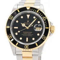 USED ROLEX SUBMARINER DATE N SERIES (AROUND 1991) 16613 MEN'S WATCH #64432