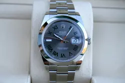 ROLEX 126300 DATEJUST 41MM WATCH WIMBLEDON DIAL NIB