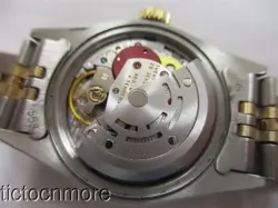 VINTAGE ROLEX LADY DATEJUST WATCH 69000A BLACK DIAL DIAMOND NUMERALS NO RESERVE!