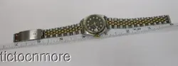VINTAGE ROLEX LADY DATEJUST WATCH 69000A BLACK DIAL DIAMOND NUMERALS NO RESERVE!