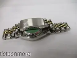 VINTAGE ROLEX LADY DATEJUST WATCH 69000A BLACK DIAL DIAMOND NUMERALS NO RESERVE!