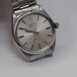 ROLEX AIR KING PRECISION 34 MM STEEL OYSTER AUTOMATIC WATCH 5500 CIRCA 1974