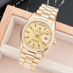 🔥 1990 Rolex Day-Date Ref. 18238 with Box & Service