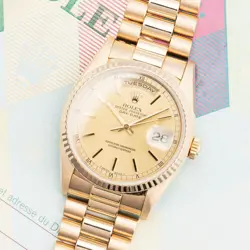 🔥 1990 Rolex Day-Date Ref. 18238 with Box & Service