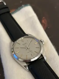 Vintage Rolex Oyster Precision 6426 34mm Silver Linen Dial 1971 Rare