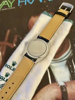 Vintage Rolex Oyster Precision 6426 34mm Silver Linen Dial 1971 Rare