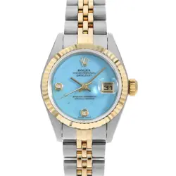 ROLEX DATEJUST 79173 2BR BLUE JEDITE A NUMBER SECOND HAND WOMEN