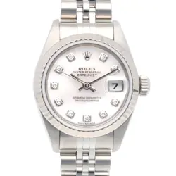 ROLEX DATEJUST WATCHES 79174G STAINLESS STEEL K18 WHITE GOLD F SERIAL USED