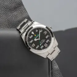 ROLEX AIR KING BLACK DIAL 116900 - STAINLESS STEEL 40MM - COMPLETE SET 2020 YEAR
