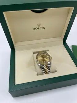 ROLEX DATEJUST 41MM STAINLESS STEEL SILVER DIAL AUTHENTIC – GREAT CONDITION