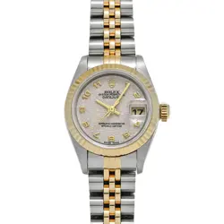 ROLEX DATEJUST 69173 IVORY COMPUTER WATCH 671378