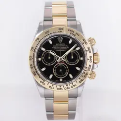 2022 MINT Rolex Daytona Cosmograph 116503 Black Two Tone Yellow Gold Watch Box