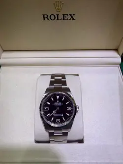 ROLEX AIR-KING AUTOMATIC BLACK DIAL MEN'S OYSTER WATCH M126900 2025 FULL SET