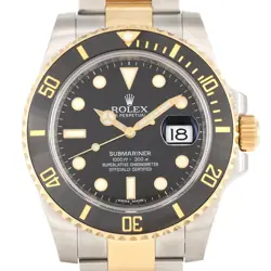 AUTHENTIC ROLEX SUBMARINER DATE 116613LN SSXYG AUTOMATIC #RANDOM  #230-000-03...