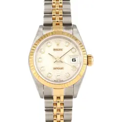 AUTHENTIC ROLEX DATEJUST 69173G SSXYG AUTOMATIC #U  #270-004-035-0971