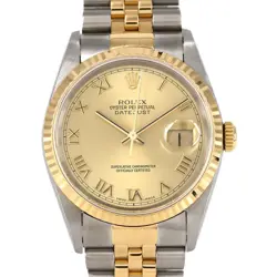 AUTHENTIC ROLEX DATEJUST 16233 SSXYG AUTOMATIC #U  #270-004-034-0217