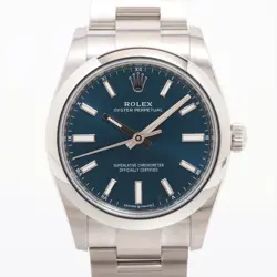 ROLEX OYSTER PERPETUAL 124200 SS SS AT BLUE-FACE