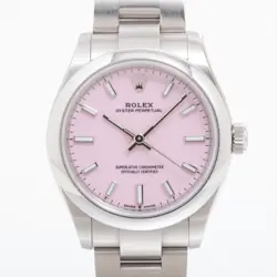 ROLEX OYSTER PERPETUAL 277200 SS SS AT PINK-FACE 3 EXTRA LINKS