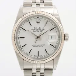 ROLEX DATEJUST 16234 SS×WG SS AT WHITE DIAL