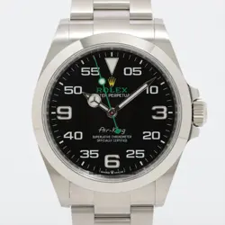 ROLEX AIR-KING 126900 SS SS AT BLACK DIAL