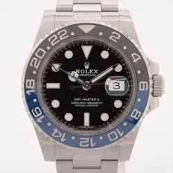 ROLEX GMT MASTER II 116710BLNR SS SS AT BLACK DIAL OYSTER BRACELET 3 EXTRA LINKS