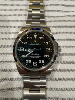 2023 ROLEX AIR-KING 126900 SILVER OYSTER BRACELET