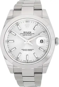 ROLEX DATEJUST 126300 STAINLESS STEEL 41MM AUTO WATCH