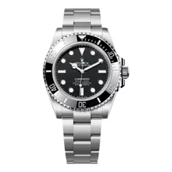 ROLEX 124060 SUBMARINER OYSTERSTEEL BLACK 41MM WATCH 2022 FULL SET BOTH TAGS