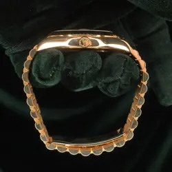 Rolex Day-Date Champagne Roman Fluted Bezel Yellow Gold MINT FULL SET 218238