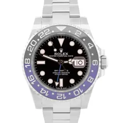MINT NEW PAPERS ROLEX GMT-MASTER II BATMAN BLUE OYSTER 40MM 126710 BLNR BOX