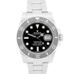 MINT 2019 PAPERS ROLEX SUBMARINER DATE BLACK STAINLESS STEEL 40MM 116610 LN BOX