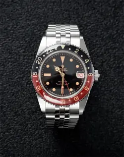 ROLEX GMT-MASTER REF 6542 HOMAGE WATCH 37MM 904L SS NH34 AUTOMATIC NEW FROM JAP